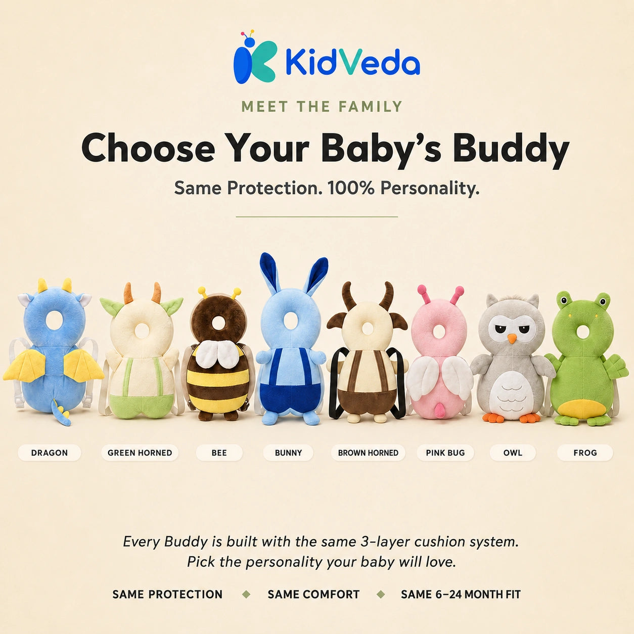 KidVeda™ Toddler ProtectorBuddy | Best Seller