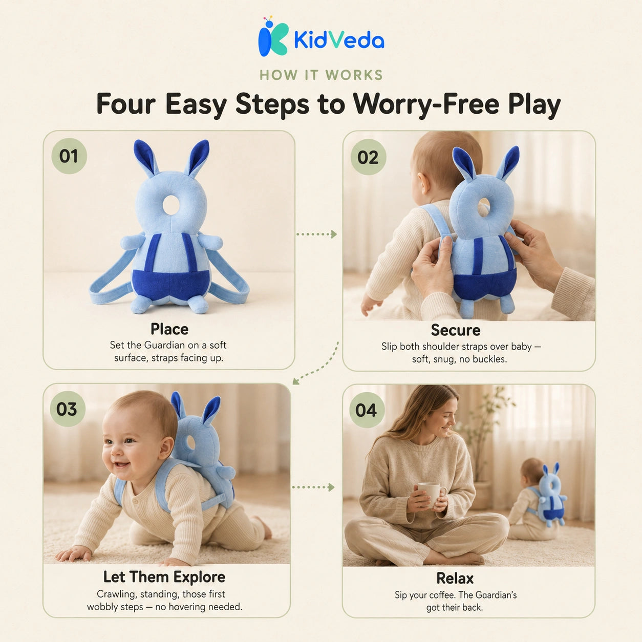 KidVeda™ Toddler ProtectorBuddy | Best Seller